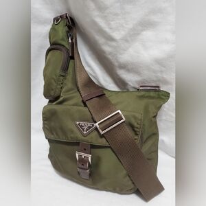 ***SOLD***Vintage Prada Unisex Tessuto Crossbody/Messenger Bag